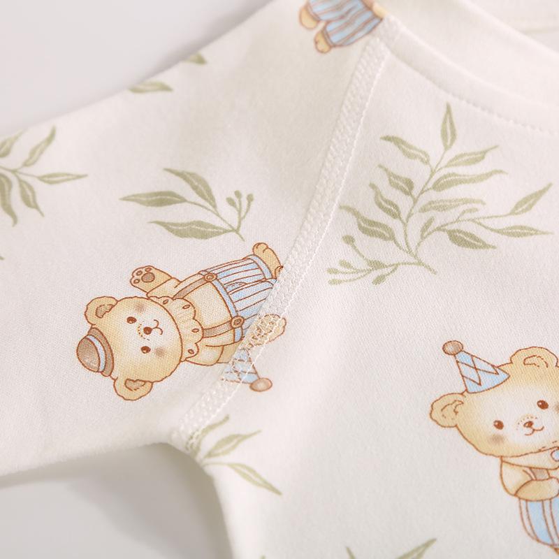 2025 New Pure Cotton Baby Jumpsuit for Spring, Autumn, and Winter - Newborn Toddler Inner Wear