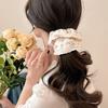 Polka Dot Elastic Hair Bands Korean Style Lace Scrunchies Cute Bow Hair Ties for Women Hair Accessories Ponytail
