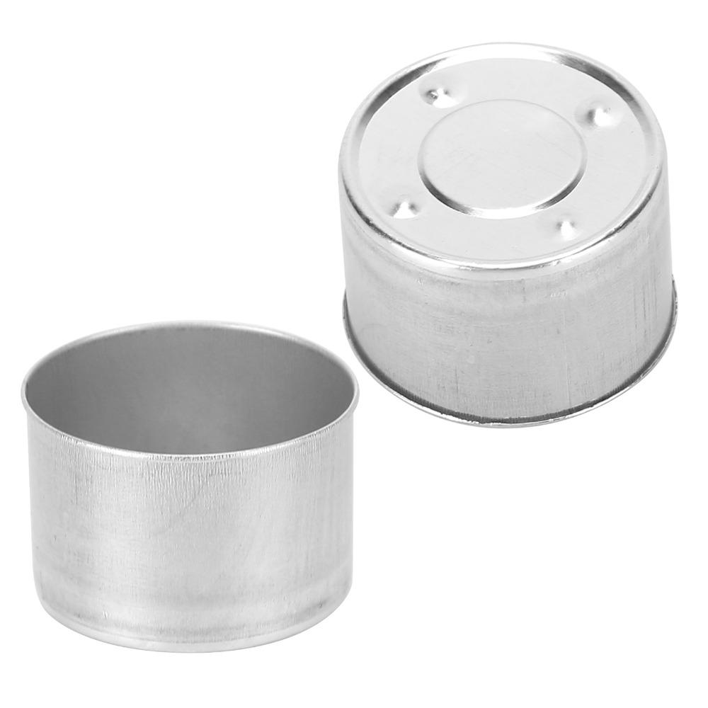 50 Pack Aluminum Shell Tea Light Candle Cups Aluminum Candle Containers Home Candle Making