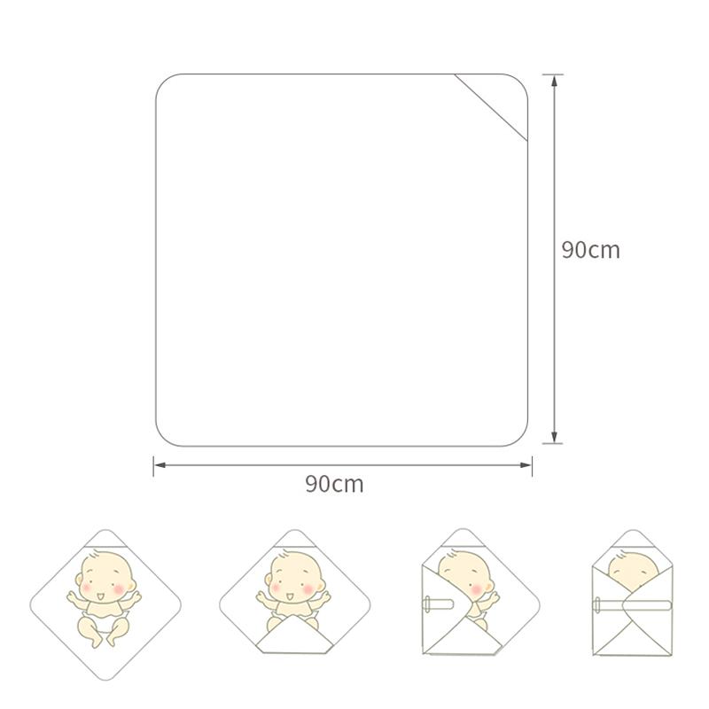 Пеленка для новорожденных с рисунком из мультфильма, детские одеяла из муслина с капюшоном для коляски, 100% хлопок, полотенца для младенцев, одеяла и пеленки для малышей