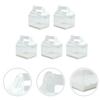 5 Pcs Bottom Bracket Bread Container Cookie Containers with Lids Cake Boxes Handheld Clear Cupcake Packing Birthday