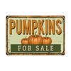 Pumpkin Vintage Poster Tin Sign Plate Thanksgiving Retro Metal Signs Plaque Bar Pub Kitchen Home Decor Halloween Gift