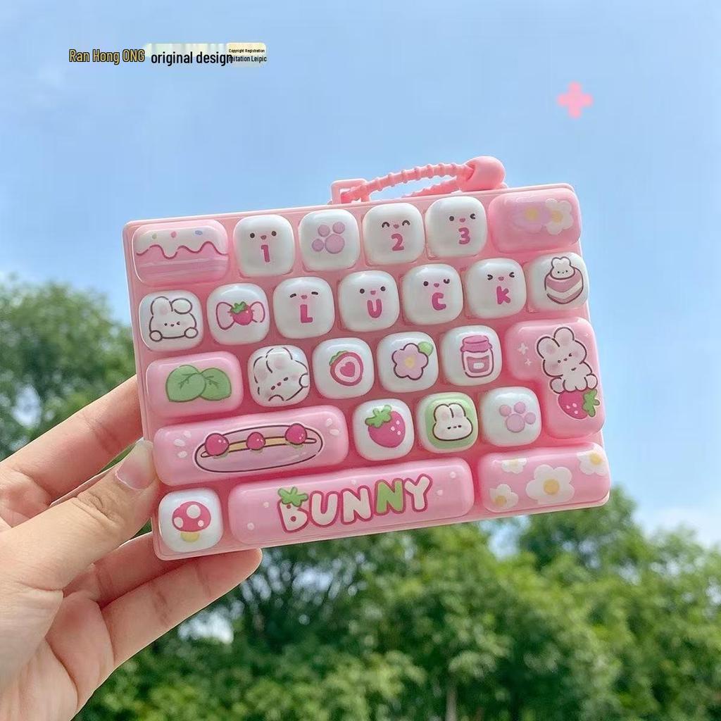 Internet Celebrity Decompression 26-Key Mechanical Keyboard Toy Keychain Pendant