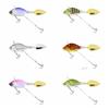 Rotating VIB Vibration Bait 44mm Sequins Pesca Lure Fishing Tackle Spinner Fishing Lures  Fishing