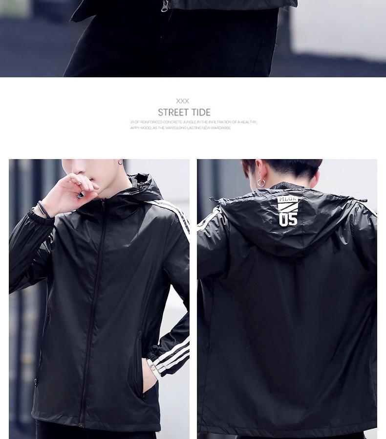 2023 Men's Lightweight Hooded Sun Protection Jacket - Casual, Versatile, Thin, Breathable Summer Coat for Couples