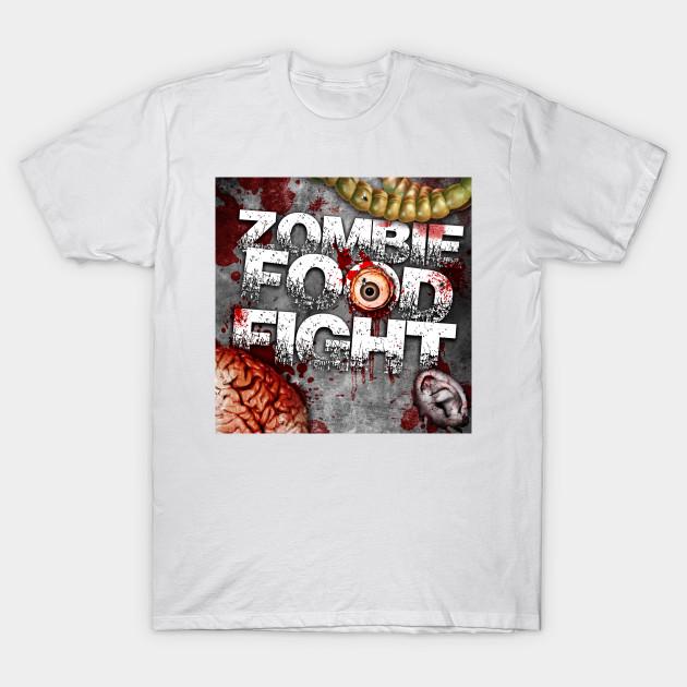 T Shirt Women Food Fight Harajuku Print Kawaii Tshirt Summer Short Sleeve Female T-Shirt Top Tee