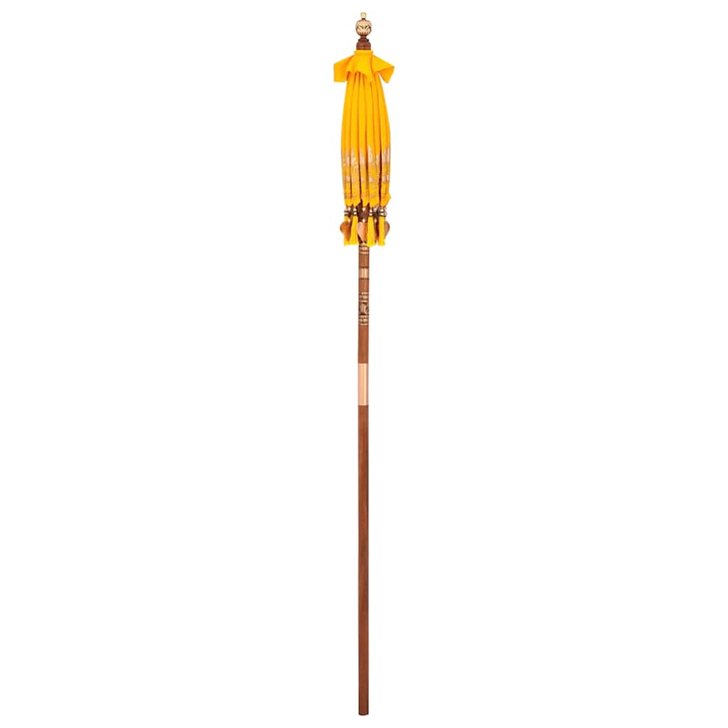 Balinese Parasol Yellow 125 x 125 x 260 cm