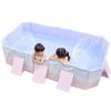Large Folding Pool, 2.1m, 2.5m, and 3.0m, No Inflation Required [Happy Family Pool] Kids' Playground Equipment, Foldable for Home Use (GreigePink,
