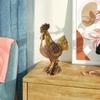 Фигурка курицы, скульптура петуха, статуя животного из смолы, петух для вечеринок, юбилеев