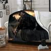 1pc Knightly Armor Flannel Blanket Soft Warm Throw for Home, Office, Travel, All-Season Cozy Bedding Gift L1434