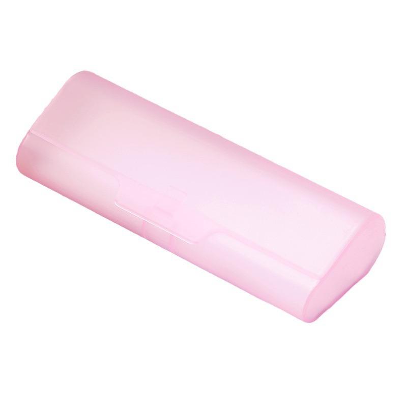 Студенческий Полупрозрачный Матовый Пластиковый Женский Футляр для Очков Жесткая Коробка для Очков Коробка для Очков Футляр для Очков для Чтения