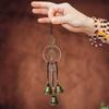 1pc Witch Bell Doorknob Hanging Decorative Wicker Wind Chime Home Decoration