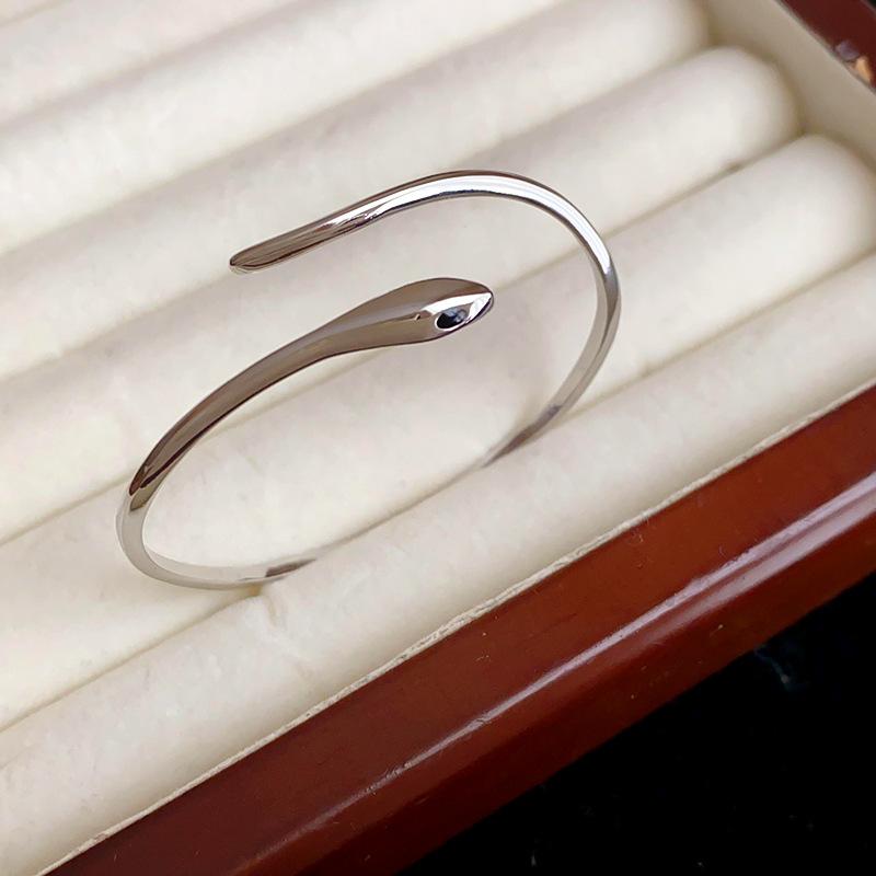 BLINGBAY женский браслет змея открытый браслет индивидуальный браслет простой дизайн новая мода универсальный браслет девушка вечерние рождественские украшения подарок