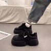 Popular Versatile Platform White Shoes Spring Niche Board Shoes Women's 2025 Spring New Height-increasing Casual Sports Shoes Women