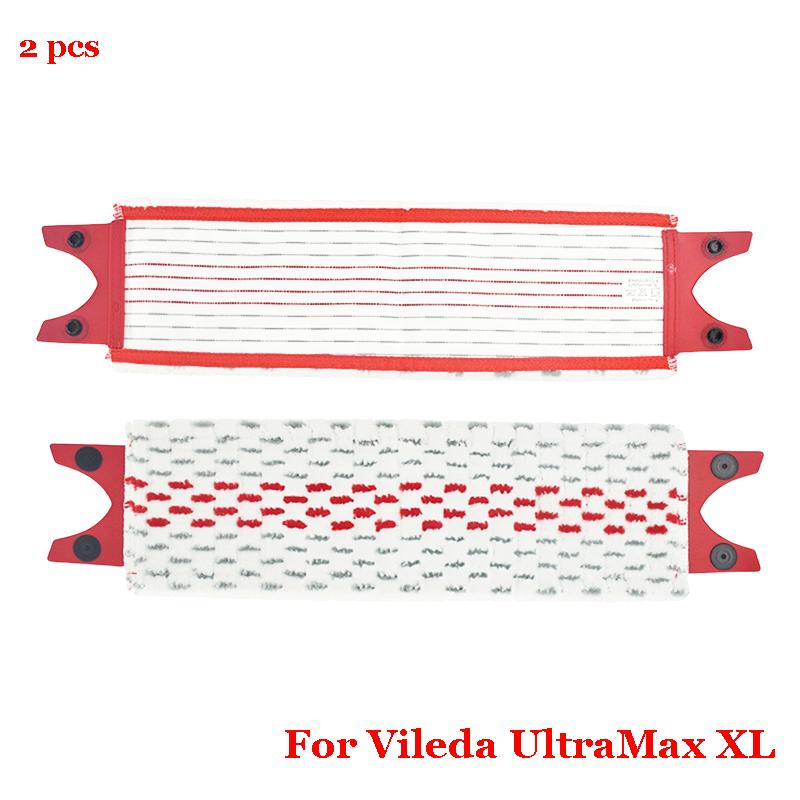 Сменные салфетки из микрофибры для швабры Vileda UltraMax XL, многоразовые, для плоской моющей насадки, быстросохнущие, можно стирать в машине