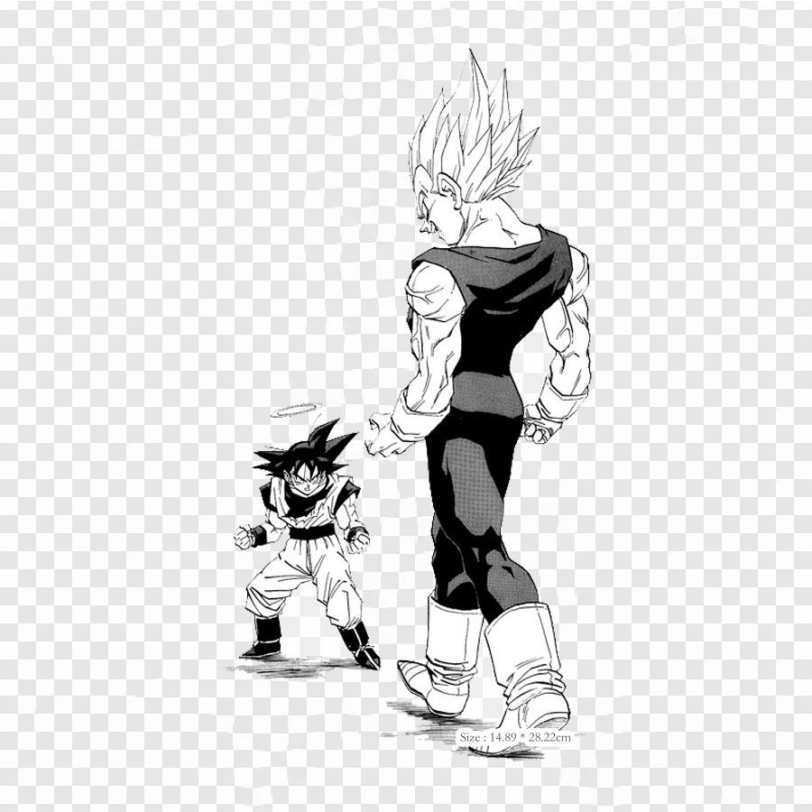 Patches For Clothes Bag Iron On Thermal Stickers Vegeta Majin Vegeta Goku Pattern Washable Heat Transfer