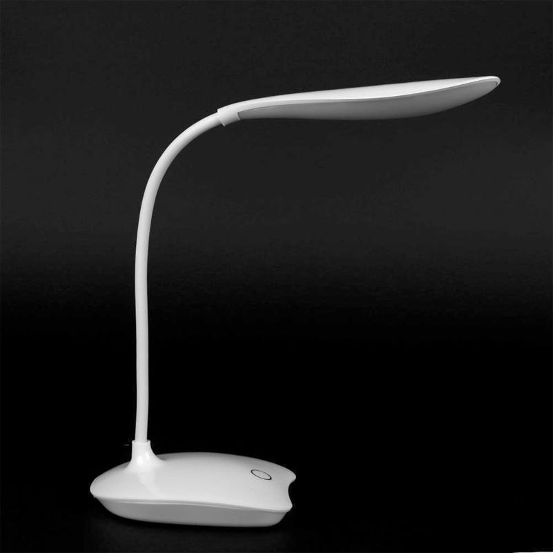 GZDL 14 LEDs Desk Lamps USB Charging Reading Light Touch 3 Mode Flexible Table Lamp with Clip