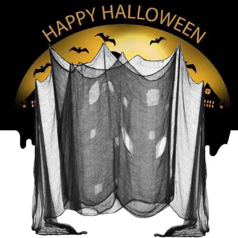 Spooky Halloween Haunted House Decor Gauze Multicolor 2x5m Hanging Props Fabric