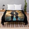 Animated Rap Bob Throw Blanket