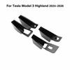 Органайзер-контейнер для хранения в ручке двери для Tesla Model 3 Y YL Juniper Highland 2020-2026 Внутренняя ручка Полностью закрывающийся Органайзер Контейнер Лоток