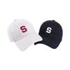 Унисекс Весенне-летние спортивные кепки Мужская Женская бейсболка с буквой S Бейсболка в корейском стиле Солнцезащитная шляпа