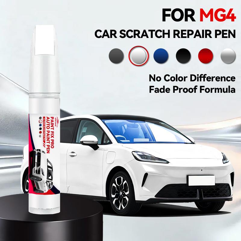 For MG Motor MG 4 Electric 2022-2025 X100 Paint Repair Pen Touch Up Scratch Remover DIY Auto Accessories Black White Gray Silver