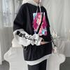 Japanese Cool Sano Manjiro Anime Tokyo Revengers Hoodies Patchwork Clothes Crewneck Casual Loose Oversized Men's Sweatshirts
