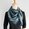 110*110 Cm Square Silk Scarf Women's Fashion Printed Small Neck Scarf Office Women's Hair Belt Folar Handkerchief Women's Handkerchief Shawl Scarf