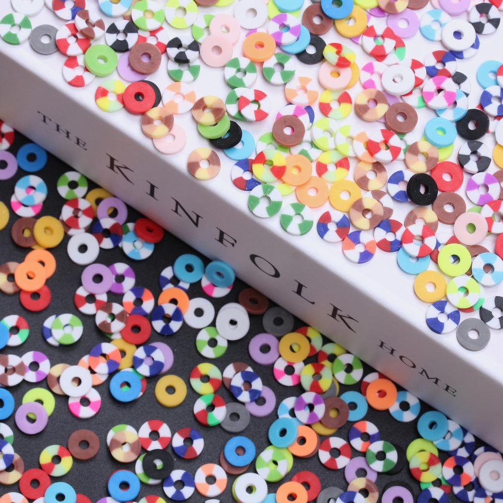 Плоские ювелирные изделия, аксессуары, материалы для самостоятельного изготовления, однотонное ожерелье, подходящие по цвету круглые свободные бусины, браслет ручной работы, брелки, 6 мм, прокладки, аксессуары