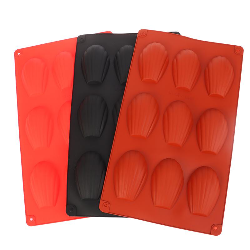 1Pc 9 Cavities Silicone Madeline Cookies Pan Madeline Mold Nonstick Baking Pan For Make Madeleine Cookies Kitchen Baking Mold