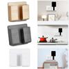 Box Punch Free Remote Control Mobile Phone Charging Hanging Holder Wall Mounted Plug Bracket