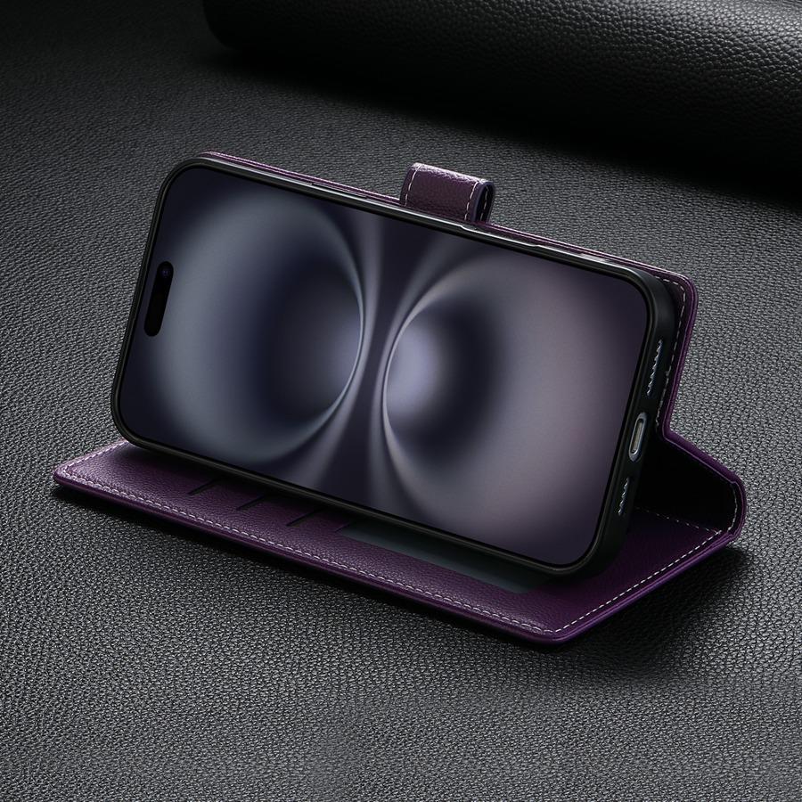 Магнитный чехол-кошелек с узором личи, слотом для карт + фоторамка для Xiaomi OPPO VIVO Honor MOTO SONY, регулируемая подставка, откидной чехол с ремешком, предотвращающим потерю