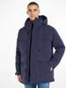 Winter Parka Jacket with Hood and Multiple Pockets (DM0DM17227) Twilight Navy