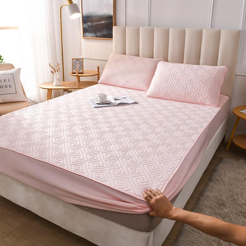 Встроенный лист: Цельный кусок сэндвича из чистого хлопка, защитный чехол Simmons, утолщенный нескользящий наматрасник, универсальное съемное покрывало