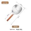 Premium Wooden Handle Stainless Steel Kitchen Strainer