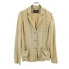 Made In Italy Linen Blend Jacket 40 Beige Women Used