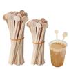 100 шт одноразовые палочки для размешивания кофе деревянные палочки для размешивания кофе мороженое