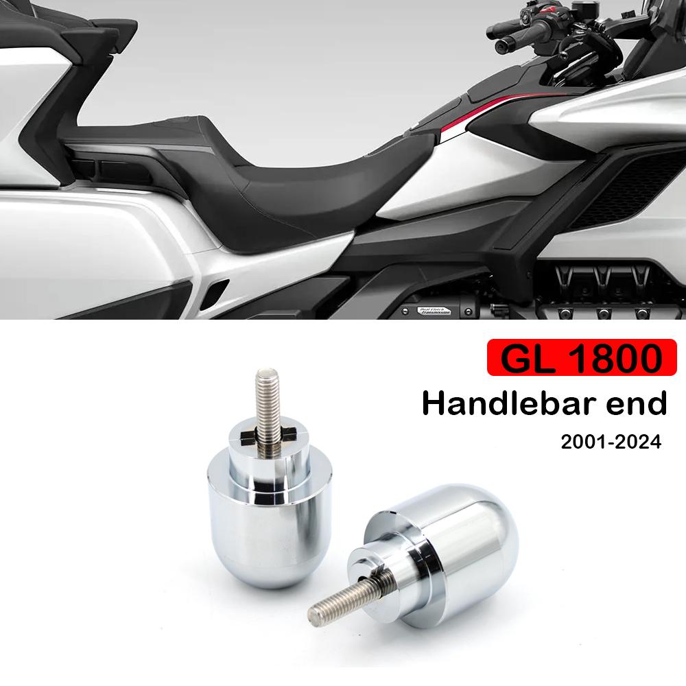 Подходит для GL1800, наконечник руля Goldwing GL1800, наконечник для мотоцикла, противовес, стержень руля для Honda Gold Wing F6B 2001-2024