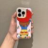 Однослойный поднимающийся помидор-собака для iPhone17promax Чехол для мобильного телефона для Apple 16 Новая модель 15pro Милый
