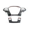 Steering Wheel Decorative Protector Trim For BYD Shark 6 ABS Material Steering Wheel Cap Cover Sticker Carbon Look Black 2pcs