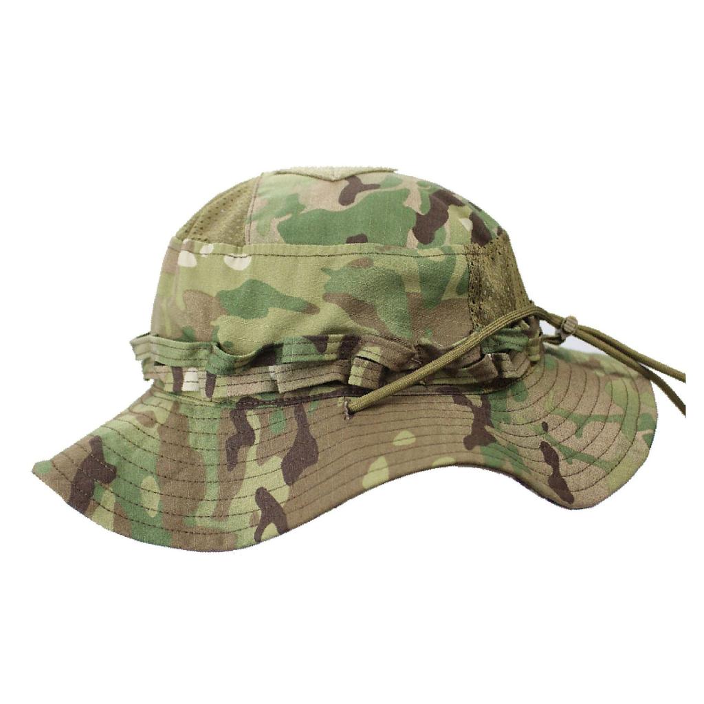 New Tactical Camo Boonie Hat Army Outdoor Wide Brim Sun Hat Fishing Bucket Hat for Hiking