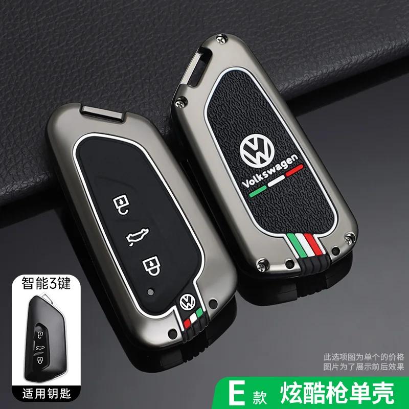 VW GTI GOLF 2026 Hot For VW VOLKSWAGEN Metal Car Key Case Cover for Volkswagen VW GTD Magotan Golf 8 MK8 ID.3 ID.4 ID.6 Car Key 