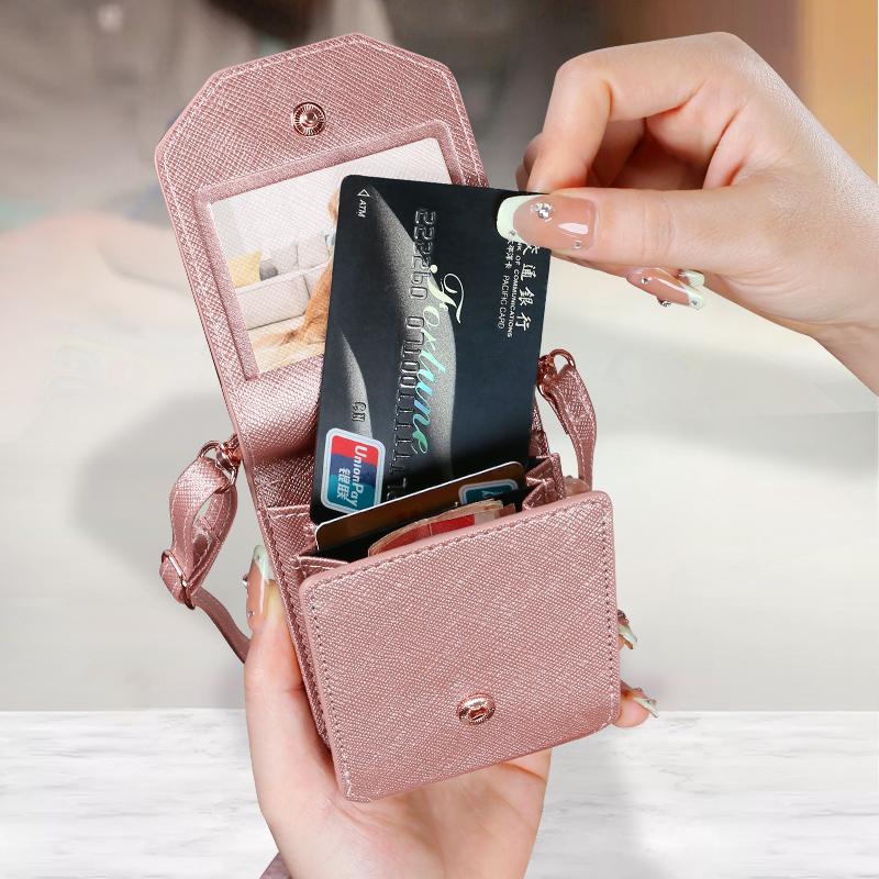 Кожаный чехол-кошелек с ремешком через плечо для Samsung Galaxy Z Flip 4 Flip3 5G Funda, роскошный кошелек-кошелёк-кошелёк, держатель для карт, чехол для телефона