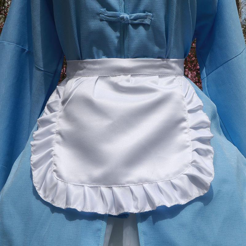 Original Lolita Maid Apron: Cute Soft Bib for Little Cooks