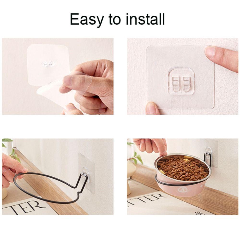 Panda Pattern Stainless Steel Dog Bowl Cartoon Pet Food Drinking Tray Anti-skid Dog Bowls  Home