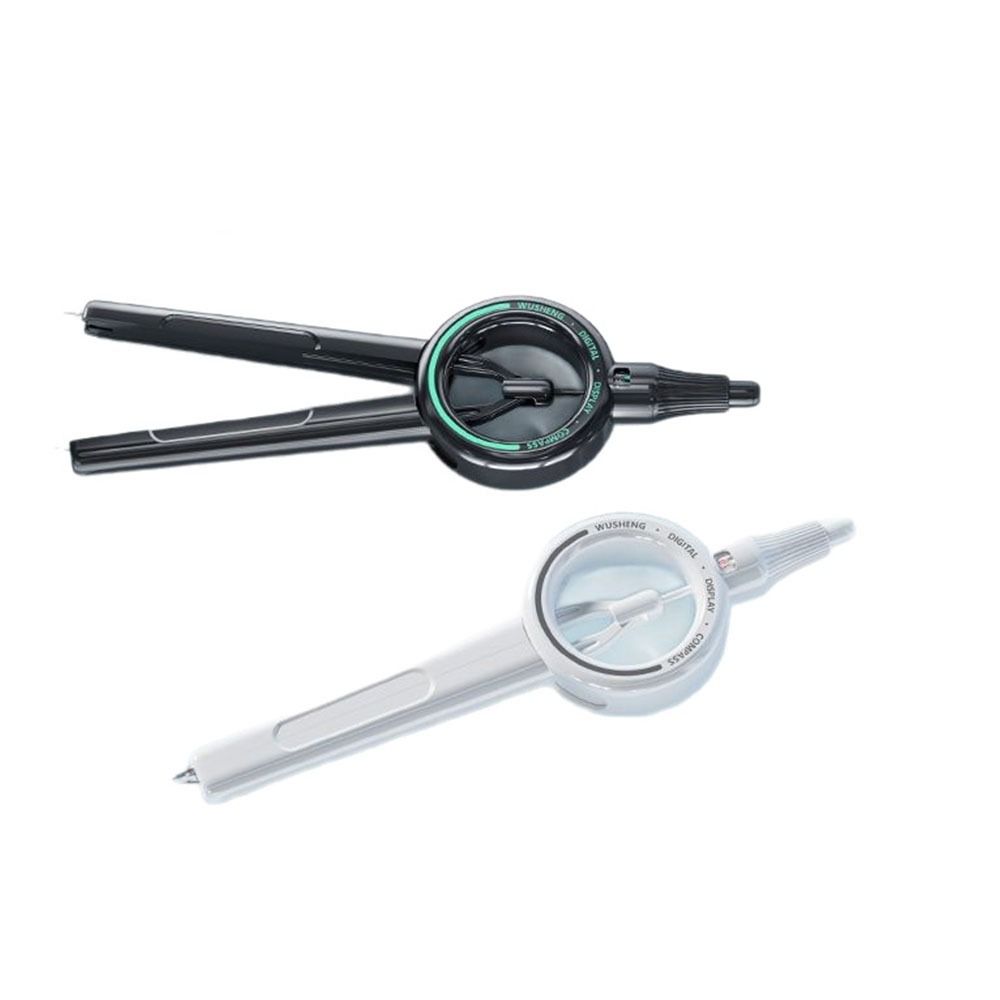 Digital Radius Display Circle Drawing Gauge Press Compass Ruler Primary School Exams
