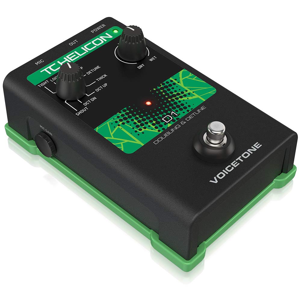 TC Helicon Vocal Effects Doubling VOICETONE D1 Pedal, Effect,