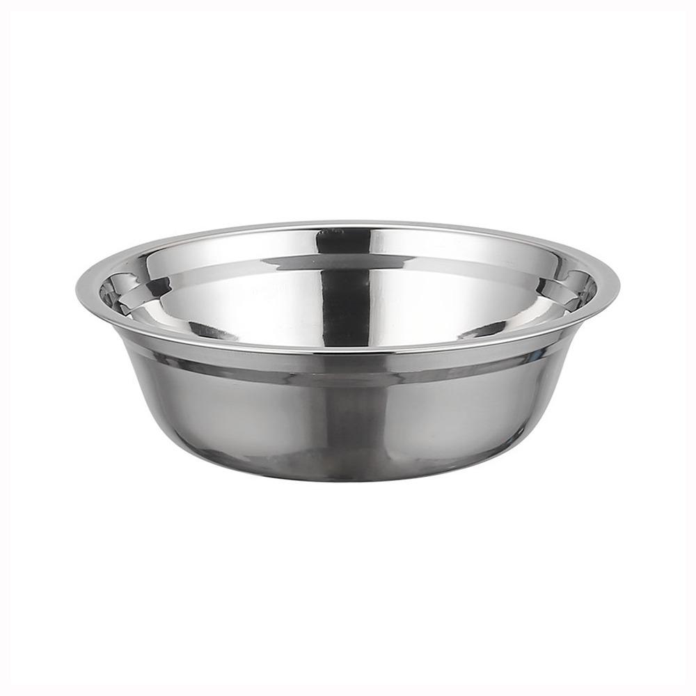 New Round Stainless Steel Bowls Thicken Multiple Sizes Prep Bowls Vegetable Bowl