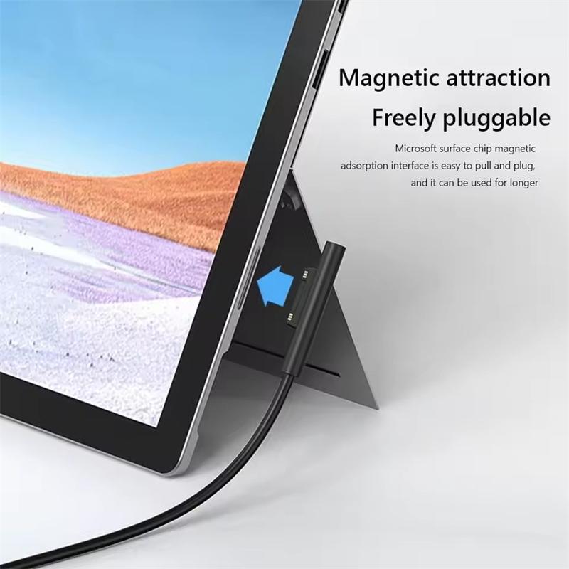 Кабель питания USB Type C с быстрой зарядкой PD 65 Вт для Microsoft Surface Pro 7 3 4 5 6 15 В 3 А Зарядное устройство для планшета Кабель-адаптер USB C