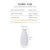 Plain-fired Matte White Ceramic Flower Arrangement Small Vase Creative and Simple Living Room Home Dried Flower Ornament